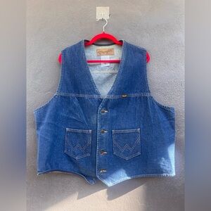 70s Original Wrangler Denim Vest